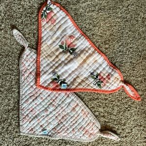 Little Unicorn Muslim Bibs - Set of 2